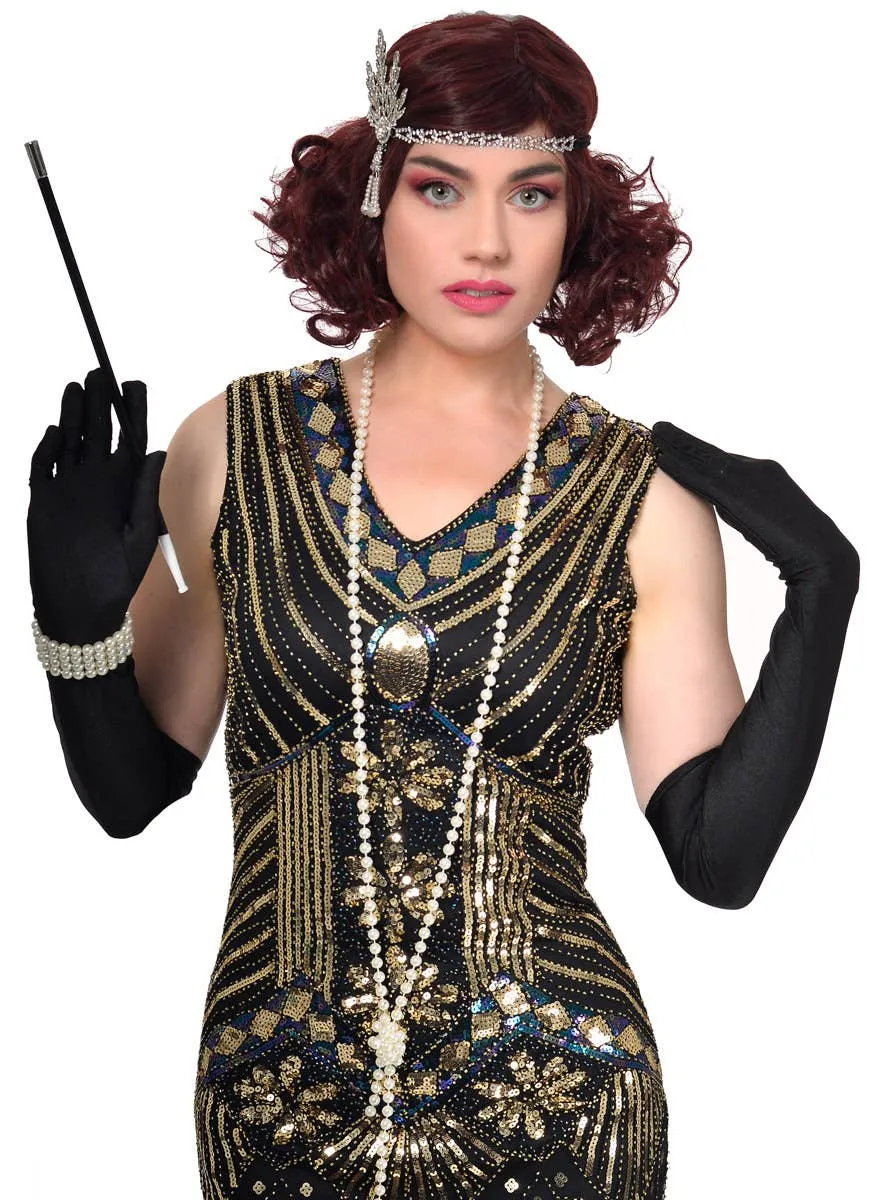 1920s 5 Piece Rhinestone Headband Gatsby Flapper Accessory Set