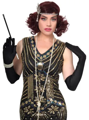 1920s 5 Piece Rhinestone Headband Gatsby Flapper Accessory Set