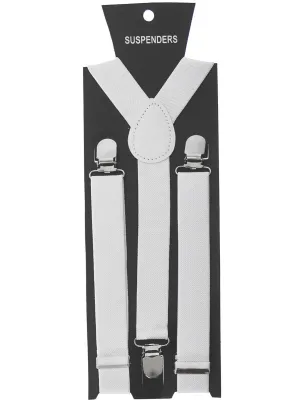 1920s Gangster White Costume Braces