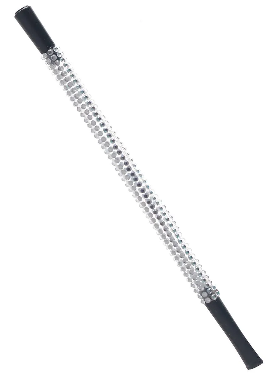 1920s Silver Rhinestone Cigarette Holder