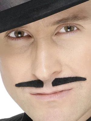 1920s Spiv Tash Fake Black Costume Moustache