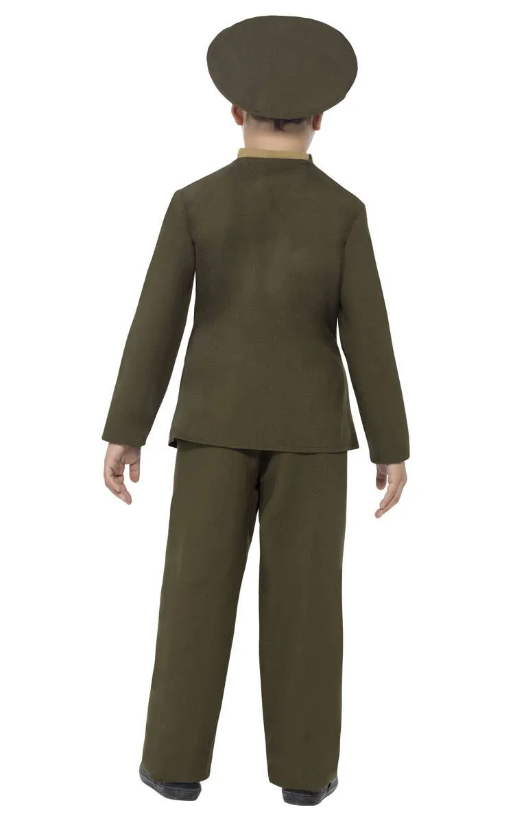 1940s Army Officer Boys Fancy Dress Costume