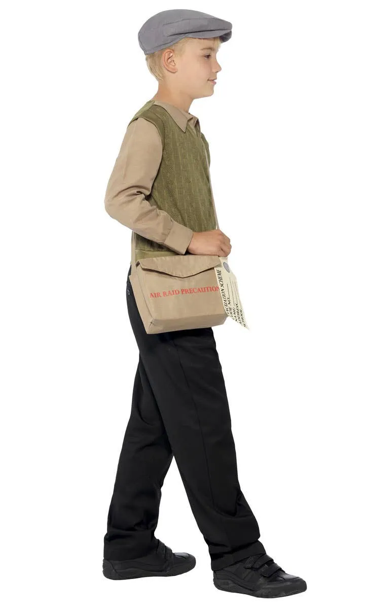 1940s Wartime Evacuee Boys Fancy Dress Costume