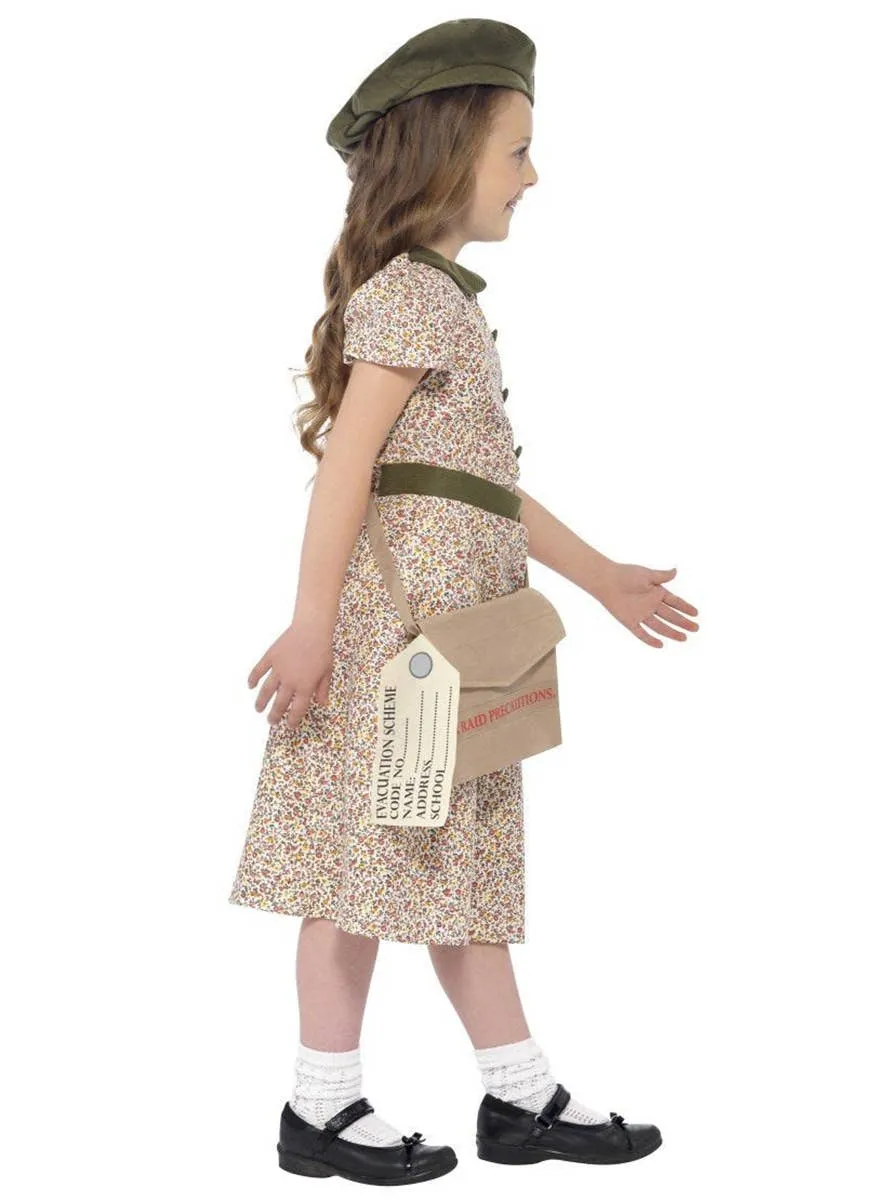 1940s Wartime Evacuee Girls Costume