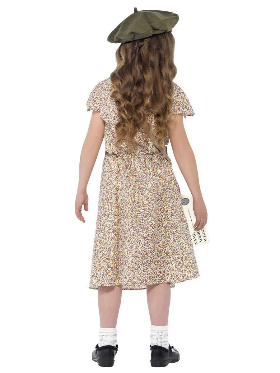1940s Wartime Evacuee Girls Costume