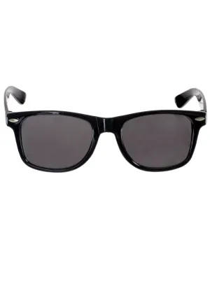 1950s Black Frame Costume Glasses with Black Lenses