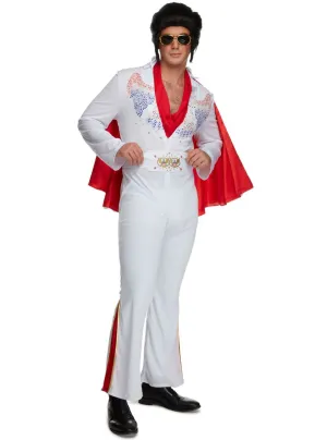 1950s Memphis King Mens Elvis Presley Plus Size Costume