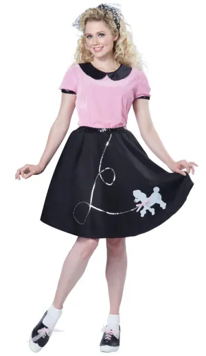 1950s Sock Hop Womens Fancy Dress Costume