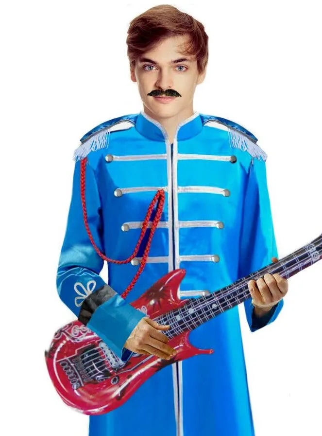 1960s Blue Sergeant Peppers Mens Beatles Costume
