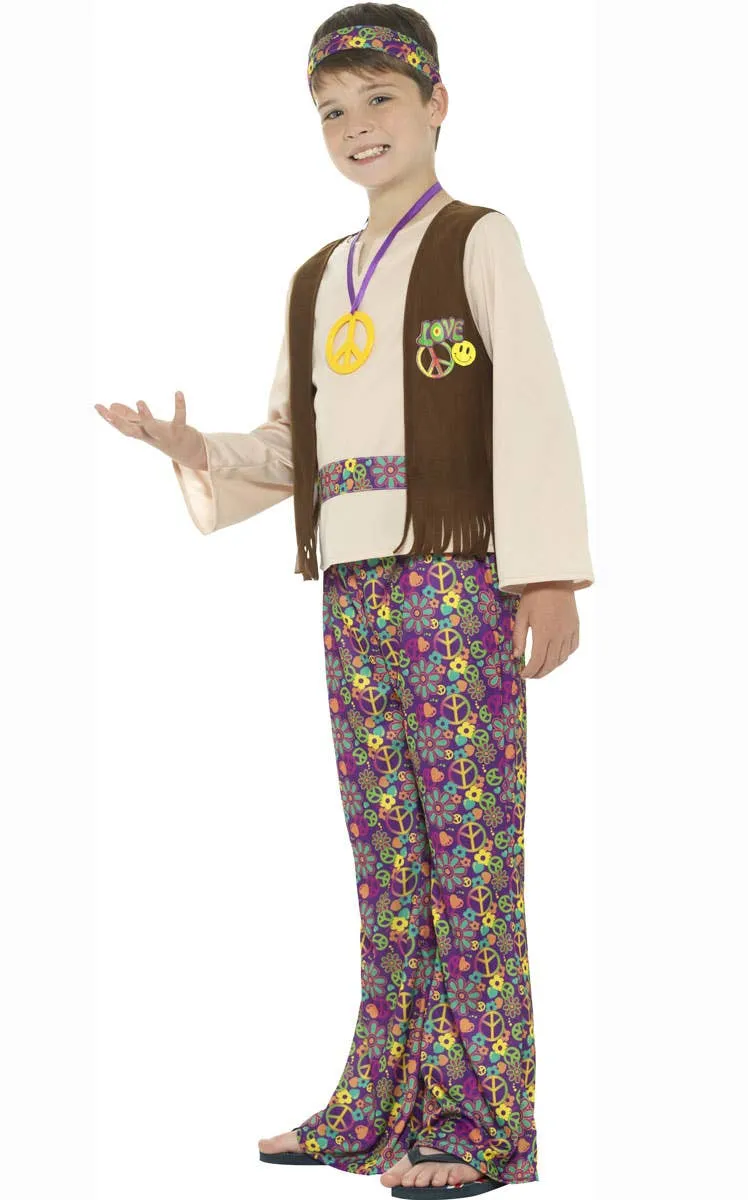 1960s Boys Retro Hippie Costume