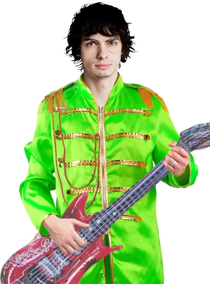 1960s Green Sergeant Peppers Mens Beatles Costume