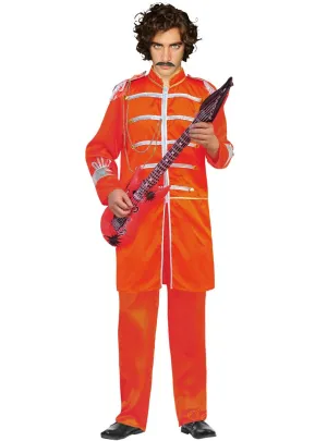 1960s Red Sergeant Peppers Mens Beatles Costume