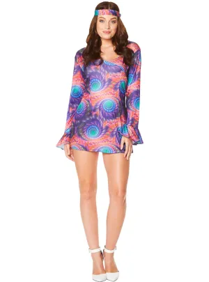 1970s Boho Chic Womens Hippie Costume