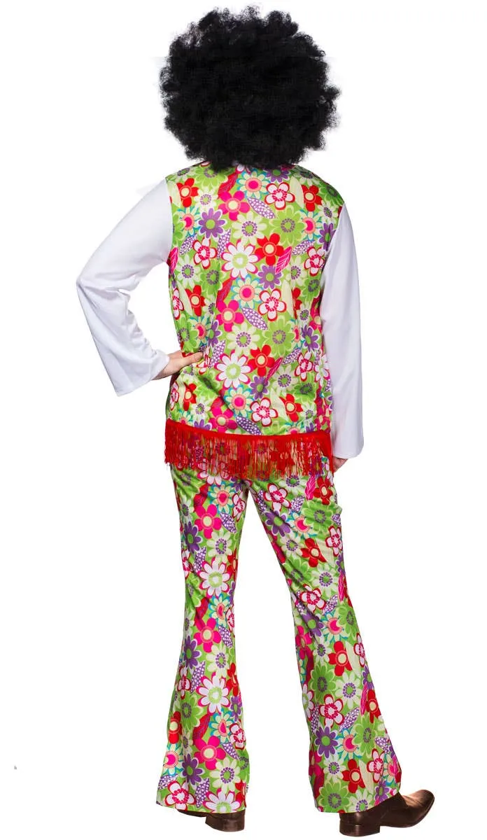 1970s Mens Cool Peace Hippie Costume