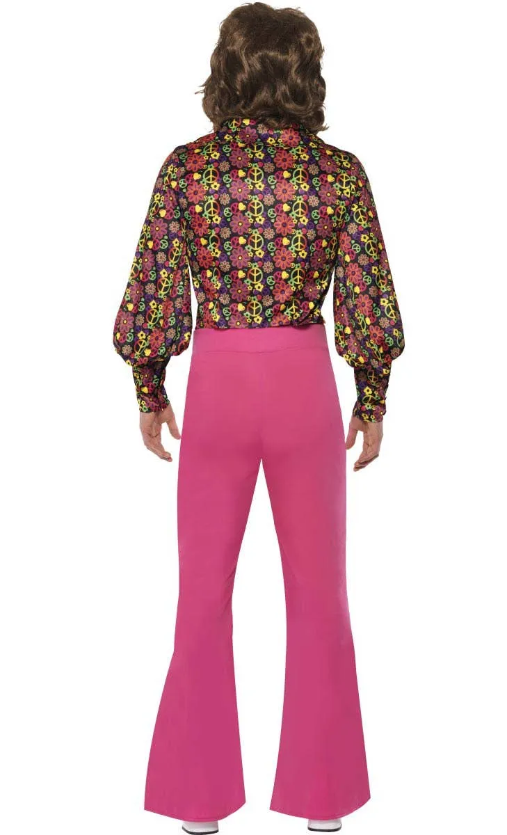 1970s Retro Slack Suit Mens Fancy Dress Costume