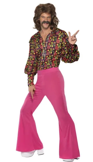 1970s Retro Slack Suit Mens Fancy Dress Costume