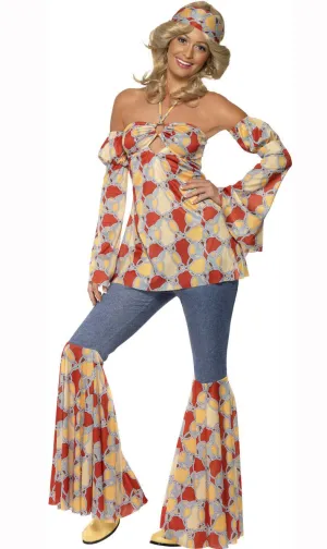 1970s Womens Vintage Hippie Costume