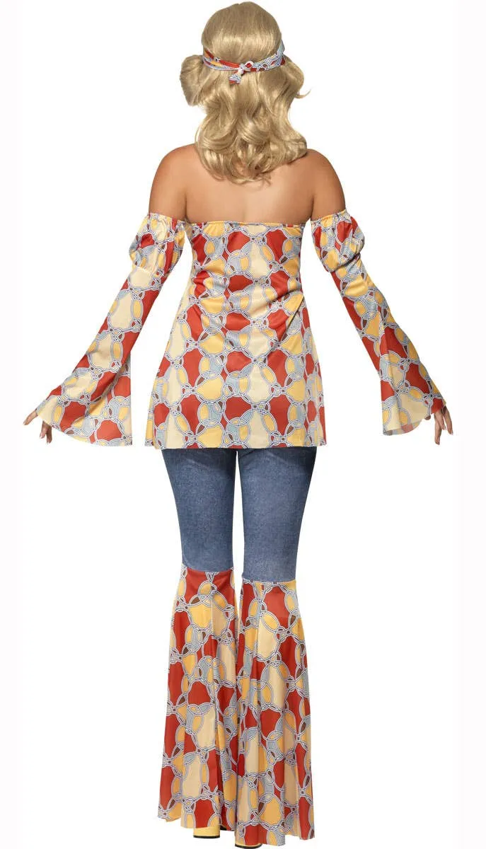1970s Womens Vintage Hippie Costume