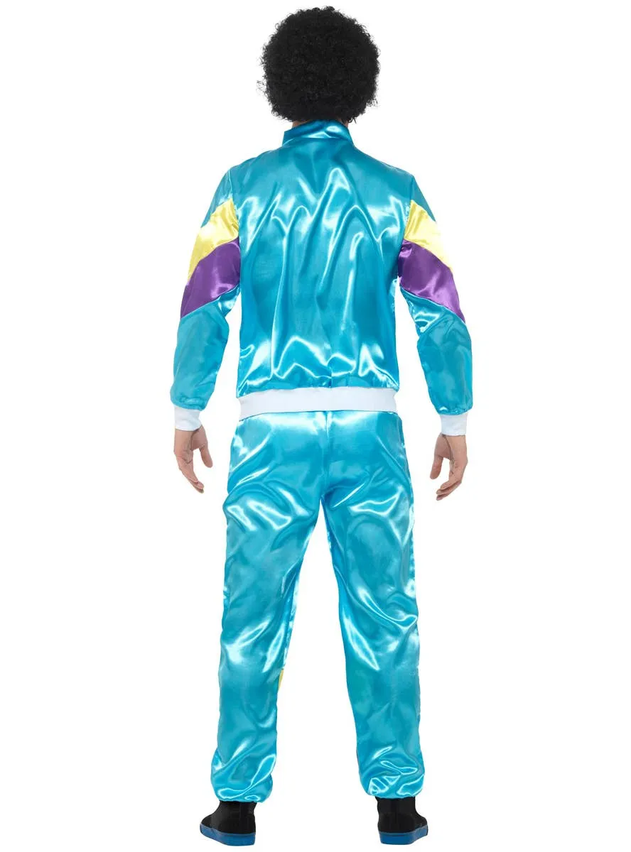 1980s Blue Shell Suit Mens Costume