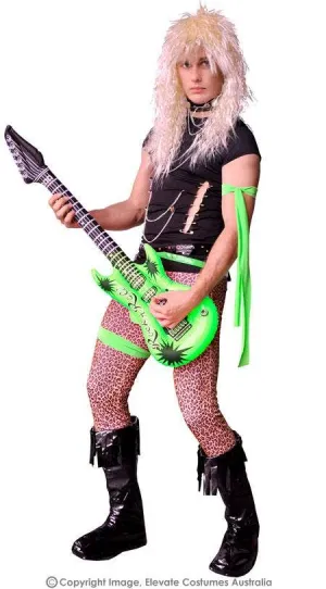 1980s Glam Rocker Mens Fancy Dress Costume