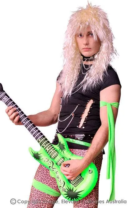 1980s Glam Rocker Mens Fancy Dress Costume
