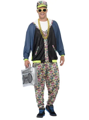 1980s Hip Hop Mens Fancy Dress Costume