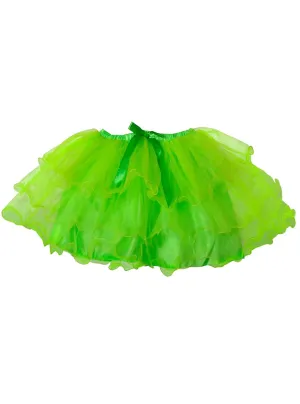 1980s Neon Green Womens Costume Tutu