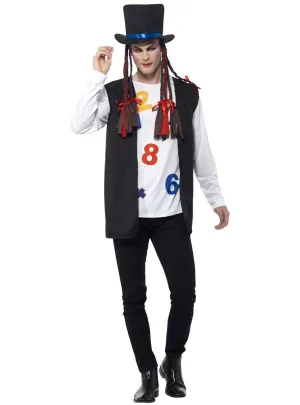1980s Pop Star Mens Boy George Costume