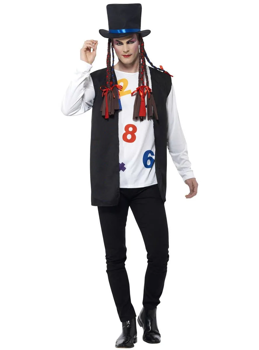 1980s Pop Star Mens Boy George Costume