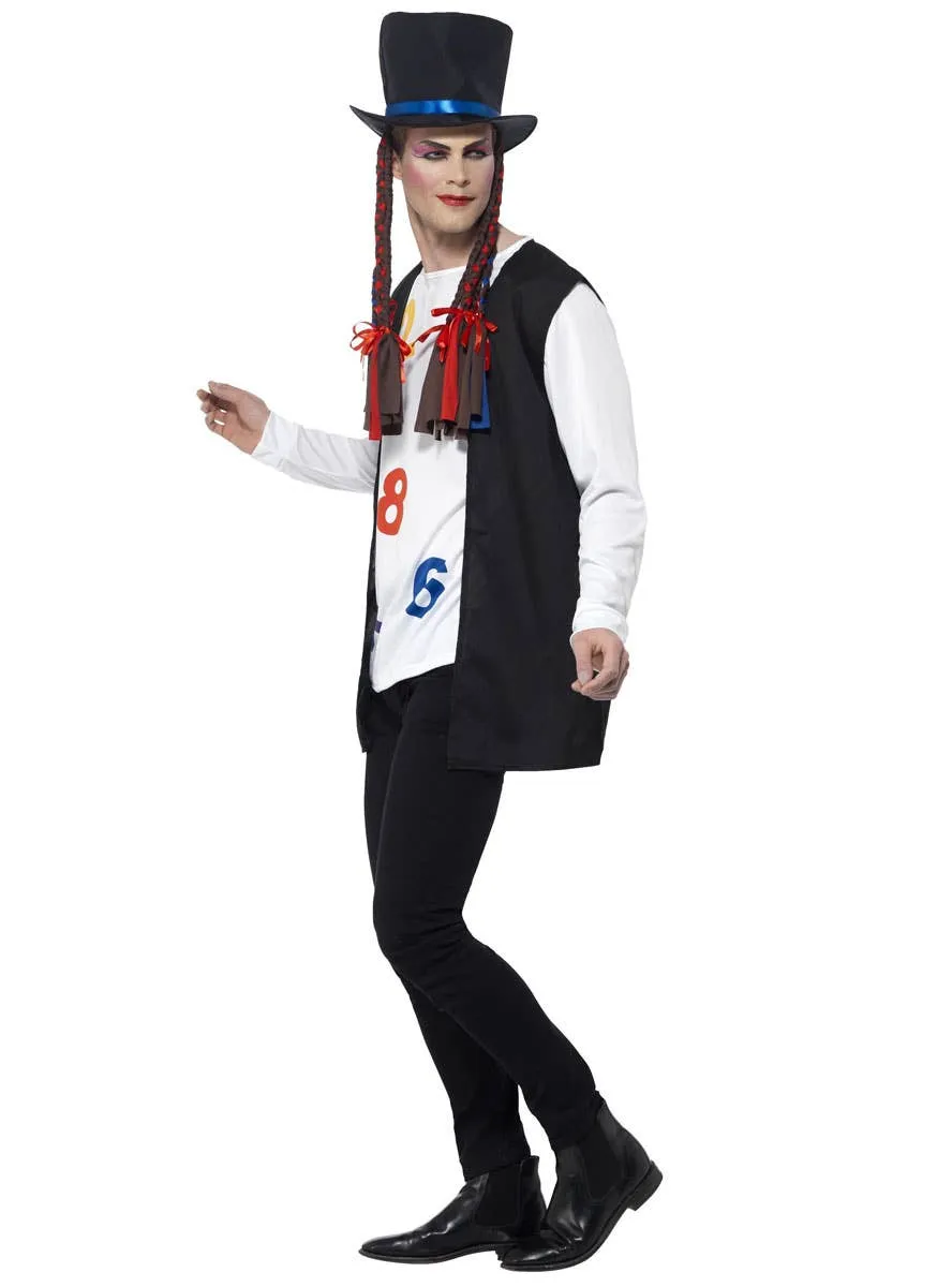 1980s Pop Star Mens Boy George Costume