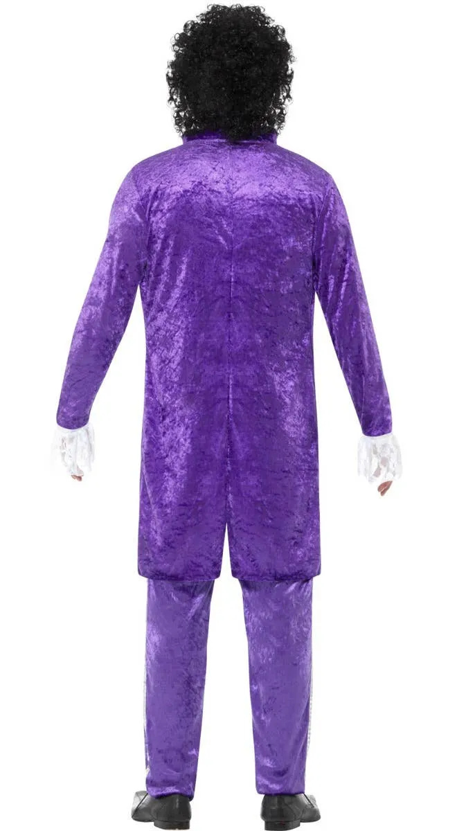 1980s Purple Musician Mens Prince Costume