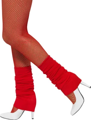 1980s Red Leg Warmers Costume Accessory