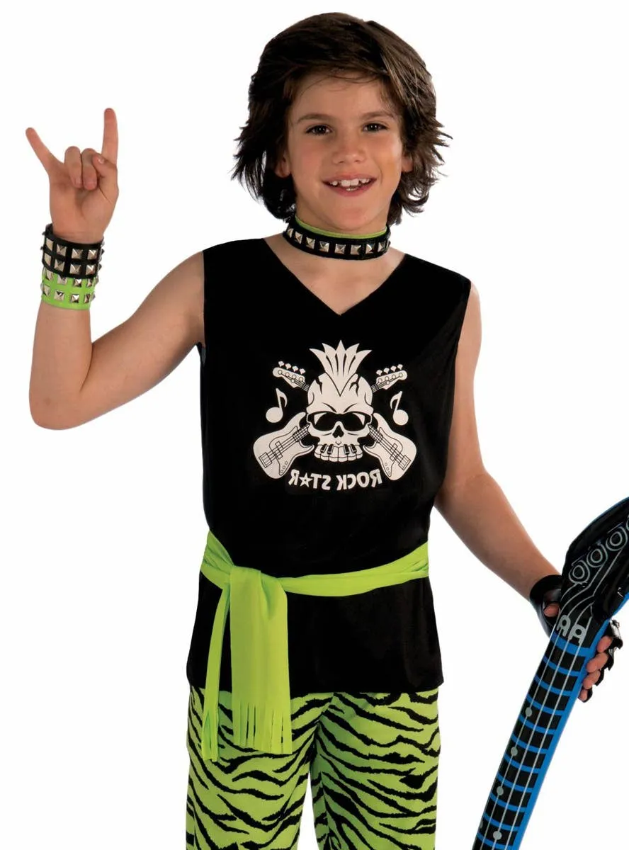 1980s Rock Star Boys Dress Up Costume