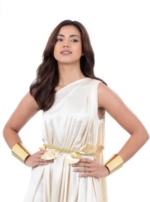 2 Pack of Gold Grecian Wrist Cuffs