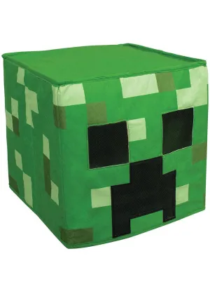 3D Full Head Minecraft Creeper Costume Mask