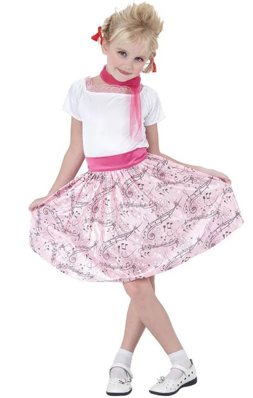 50s Hop Girls Rock 'n' Roll Costume