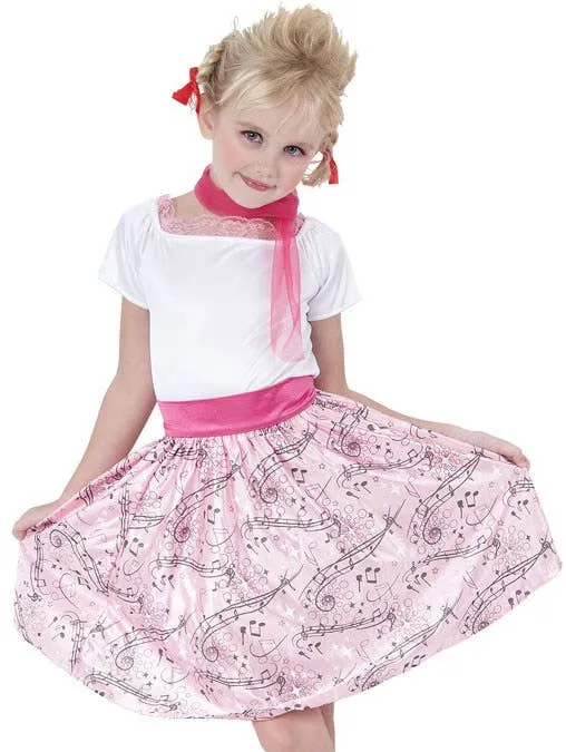 50s Hop Girls Rock 'n' Roll Costume