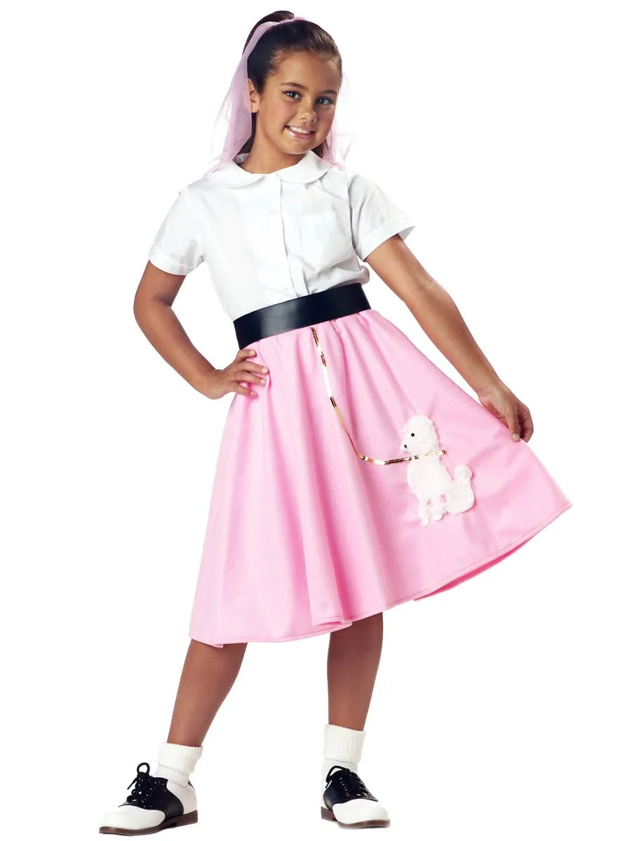 50s Poodle Skirt Girls Costume