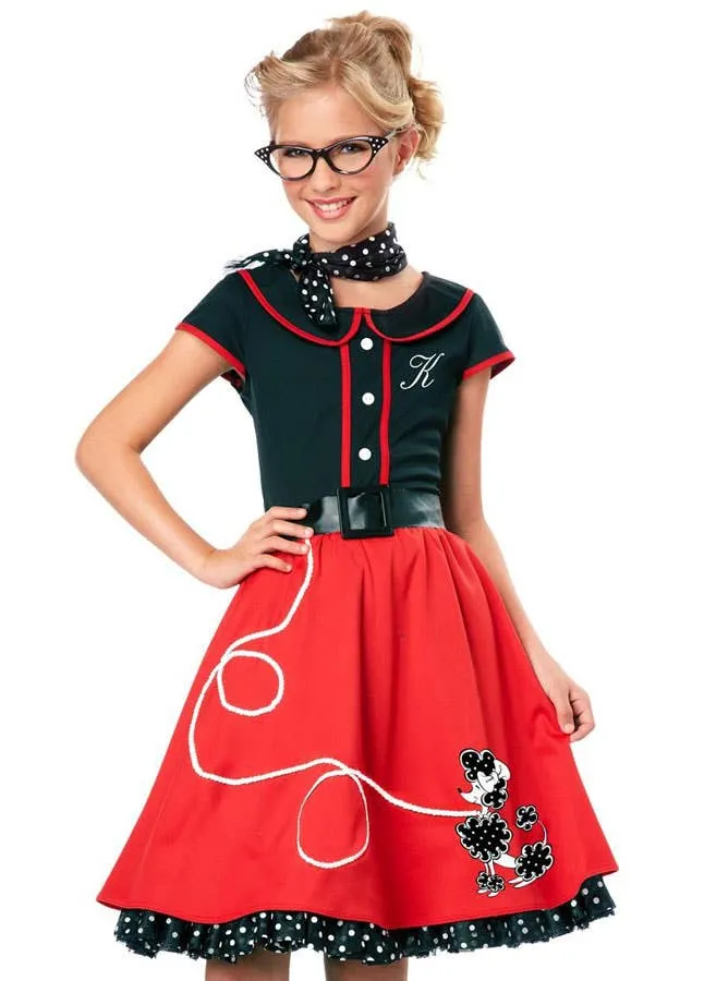 50s Sweetheart Girls Dress Up Costume