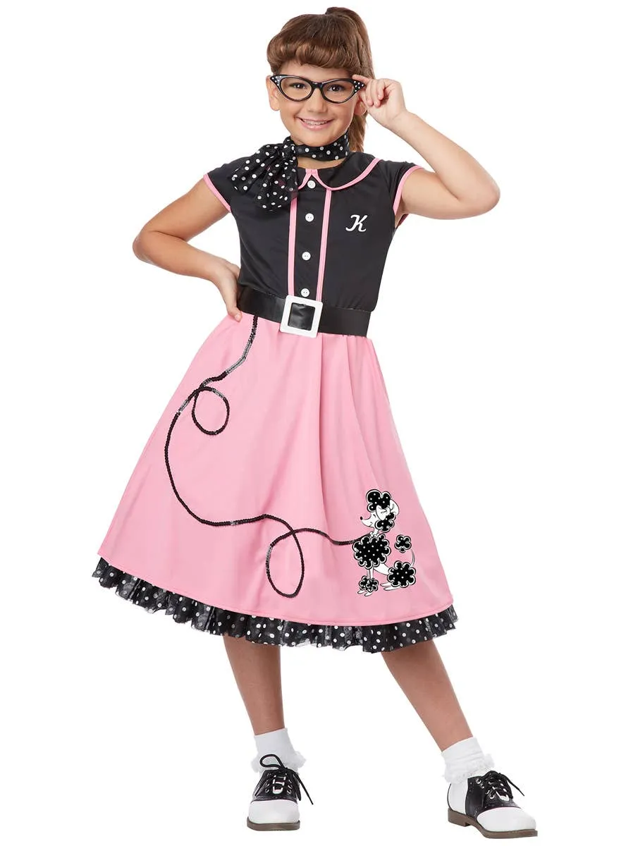 50s Sweetheart Girls Retro Fancy Dress Costume