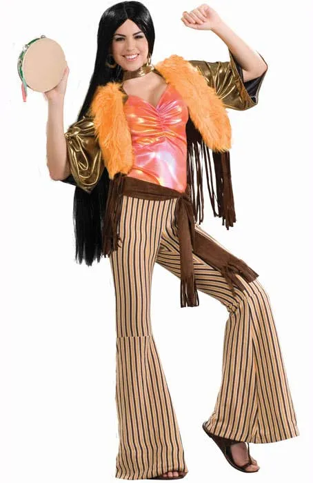 60s Babe Womens Cher Hippie Costume