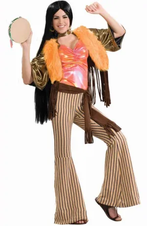60s Babe Womens Cher Hippie Costume