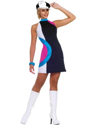 60s Disco Doll Womens Fancy Dress Costume