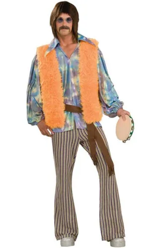 60s Singer Mens Sonny Hippie Costume