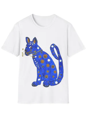70s Disco Blue Abba Cat Plus Size Costume Shirt