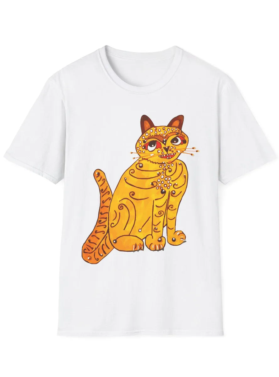 70s Disco Yellow Abba Cat Costume Shirt