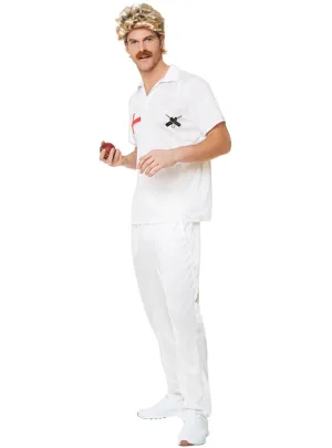 80s Cricket Player Mens Dress Up Costume