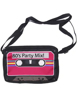 80s Party Mix Cassette Tape Costume Bag