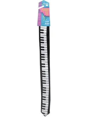80s Piano Keys Skinny Neck Tie
