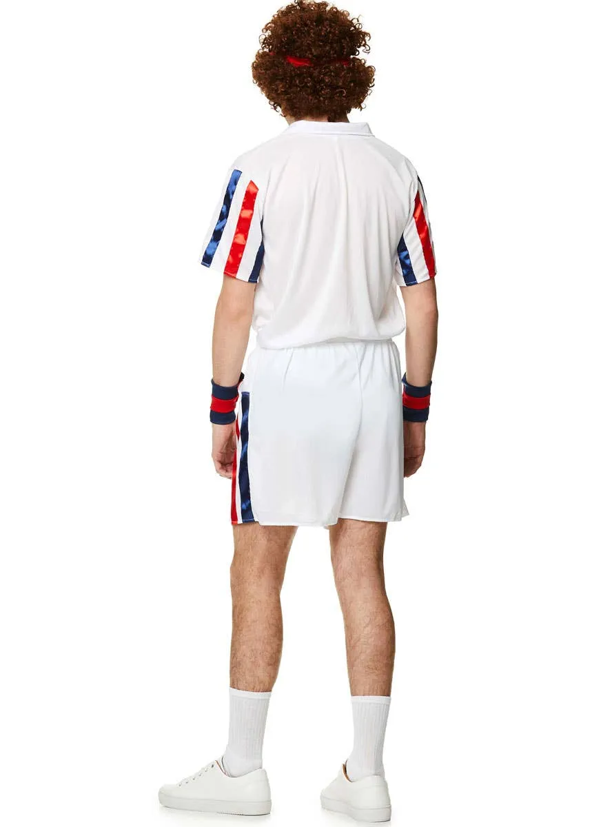 80s Tennis Player Mens John McEnroe Dress Up Costume